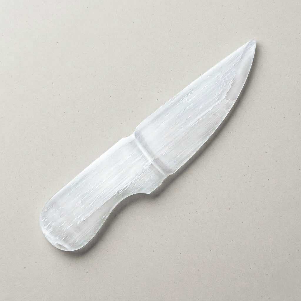 Selenite Ritual Knife – 6 Inch