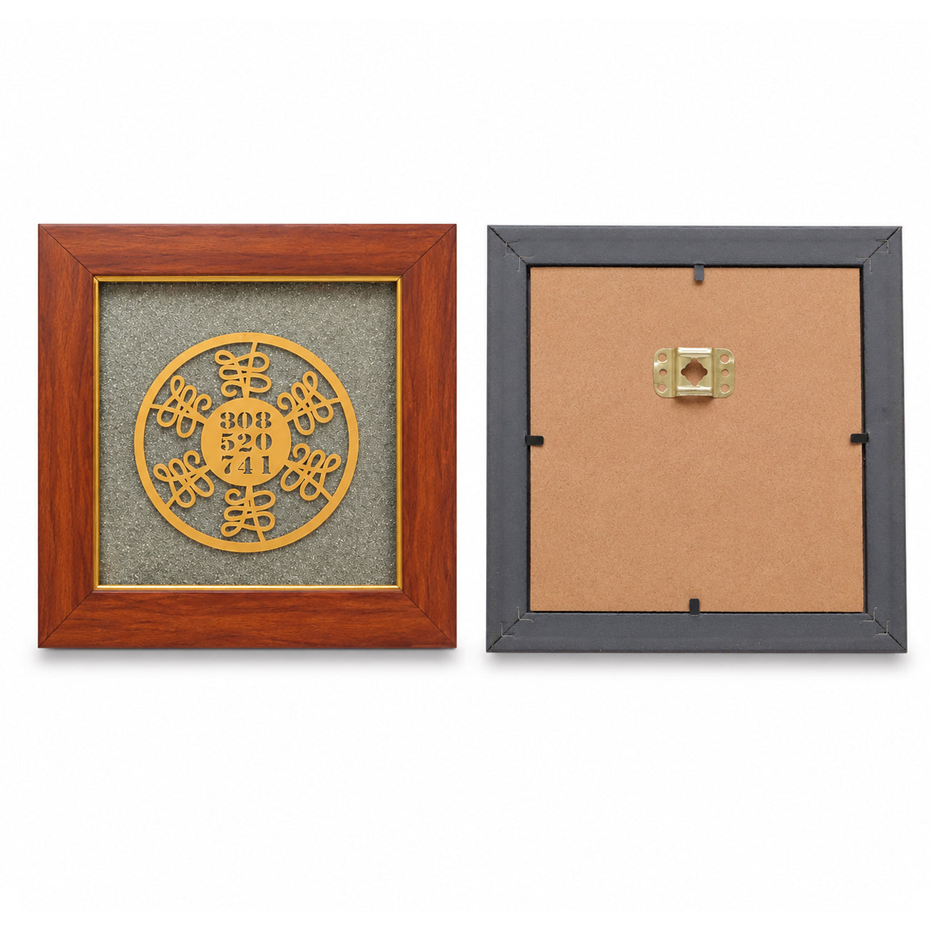 Pyrite Numerology Symbol Wall Frame