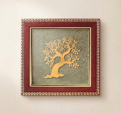 Pyrite Tree of Life Frame