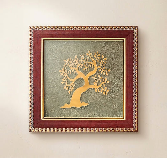 Pyrite Tree of Life Frame