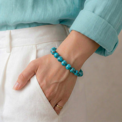 High-Quality Turquoise Bracelet for Healing & Luck