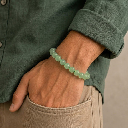 Natural Green Aventurine Bracelet for Growth & Opportunity