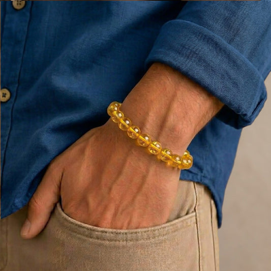 Natural Citrine Bracelet for Wealth