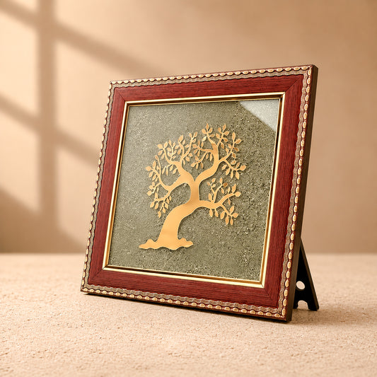 Pyrite Tree of Life Frame