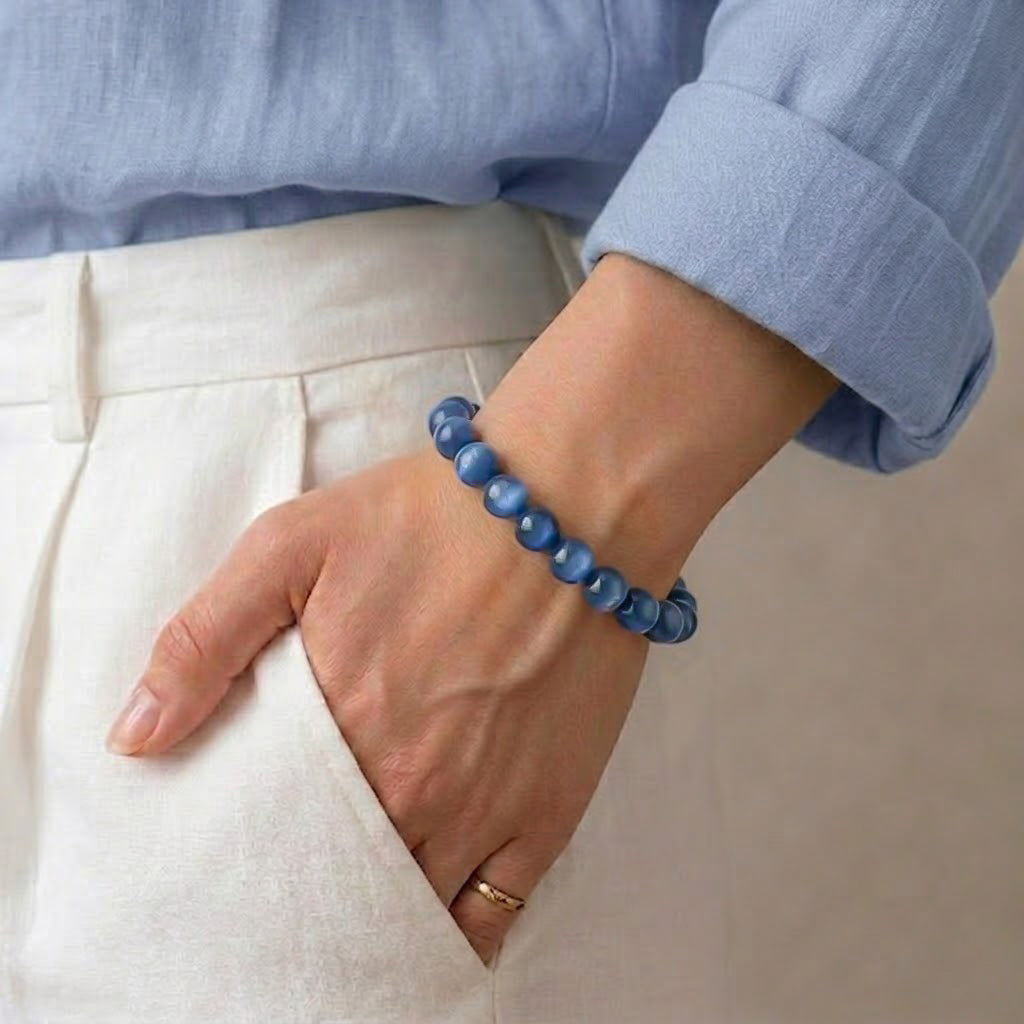 Natural Kyanite Bracelet for Balance & Alignment