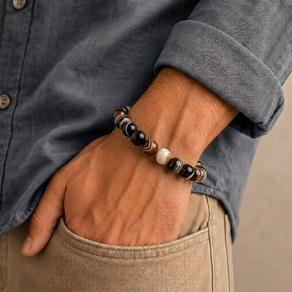 Natural Sulemani Hakik Bracelet for Protection & Strength