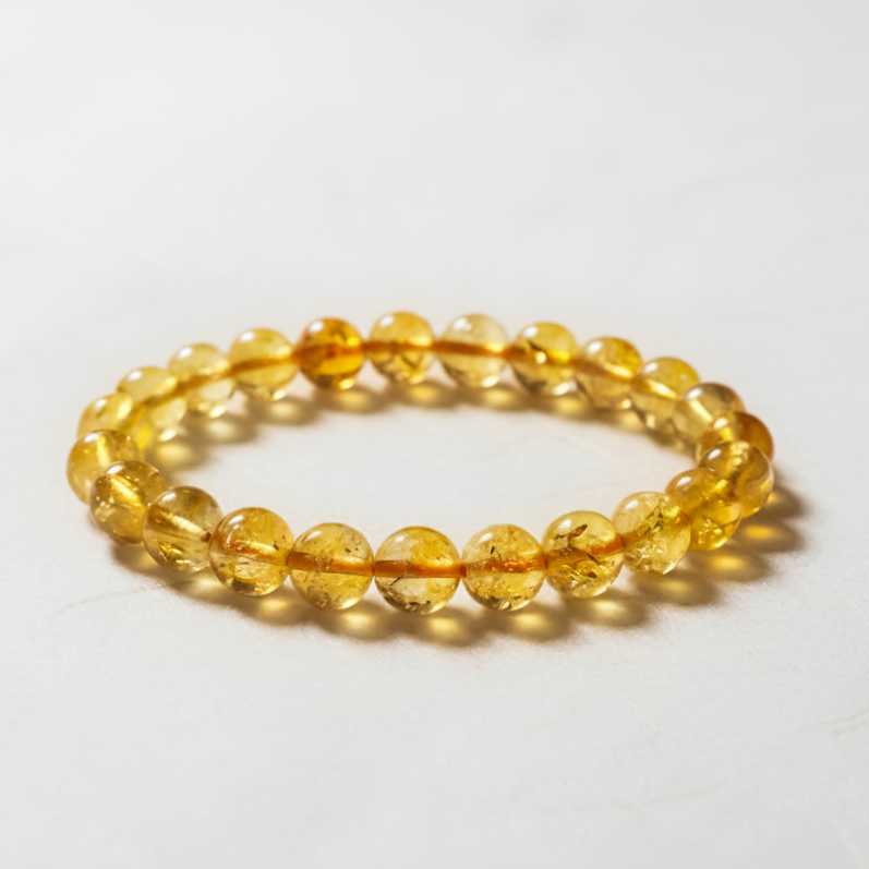 Natural Citrine Bracelet for Wealth