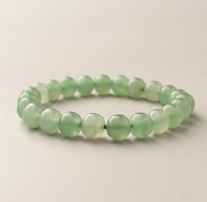 Natural Green Aventurine Bracelet for Growth & Opportunity