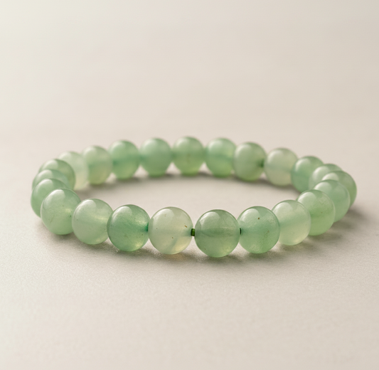 Natural Green Aventurine Bracelet for Growth & Opportunity