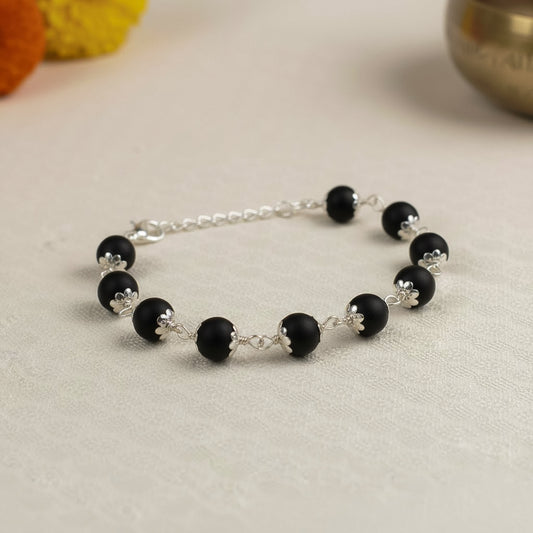 Natural Karungali Bracelet for Protection & Spiritual Energy (8mm beads)