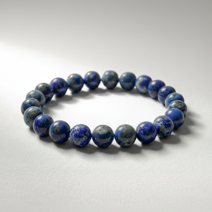 Natural Lapis Lazuli Bracelet for Wisdom & Communication