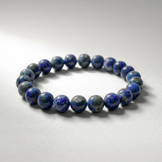 Natural Lapis Lazuli Bracelet for Wisdom & Communication