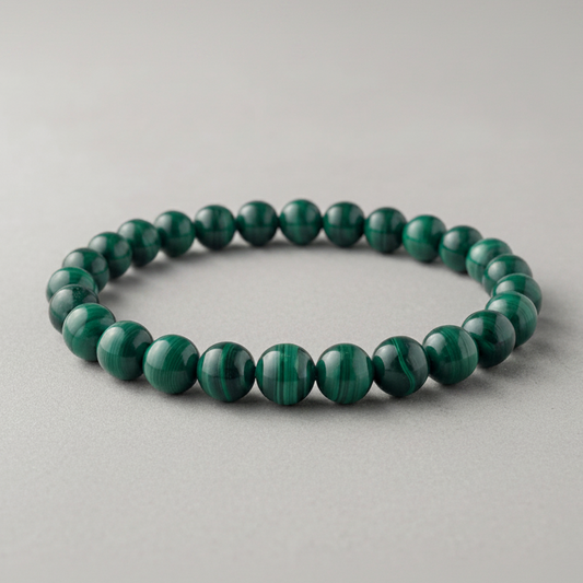 Natural Malachite Bracelet for Transformation & Healing