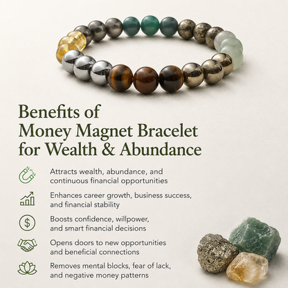Money Magnet Bracelet for Wealth & Abundance
