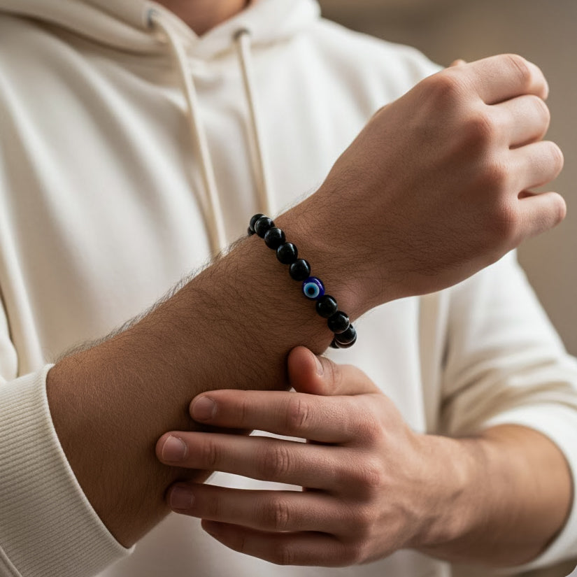 Evil Eye Tourmaline Bracelet