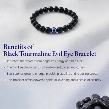 Evil Eye Tourmaline Bracelet